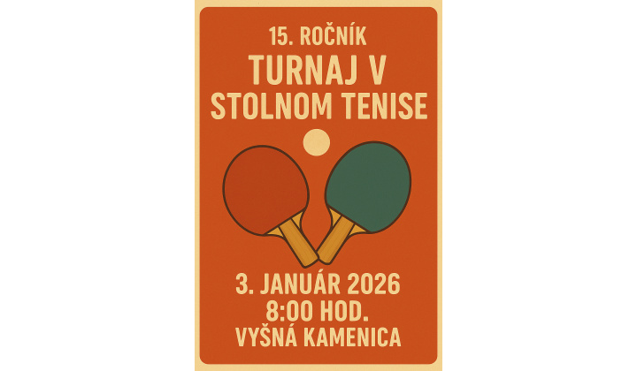 15. ročník turnaja v stolnom tenise