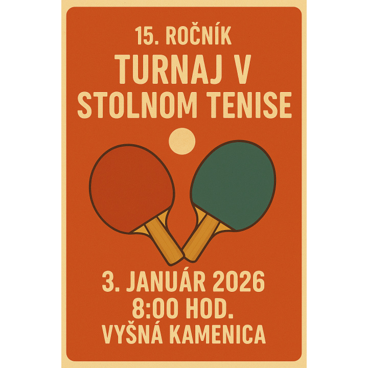 15. ročník turnaja v stolnom tenise