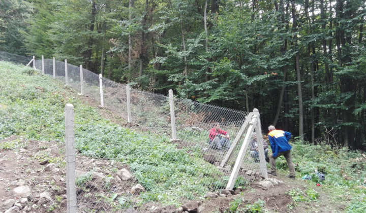 Brigáda na rekonštrukcii/úprave prameňov 16.09.2017