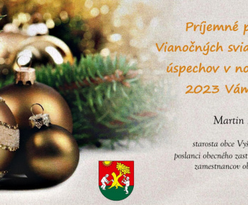 Aktuality / Vianočný pozdrav 2022 - foto