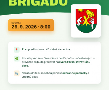 Aktuality / Obecná brigáda 26. september 2026 - foto