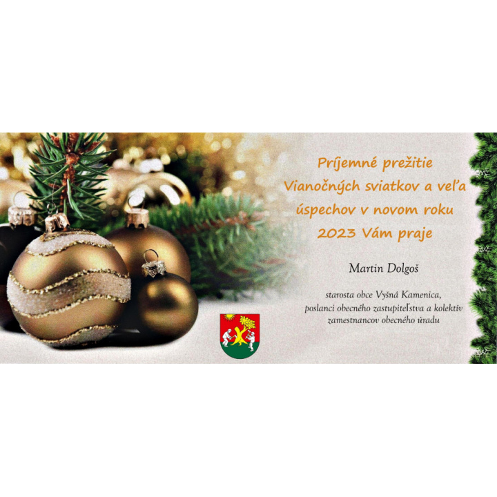 Vianočný pozdrav 2022